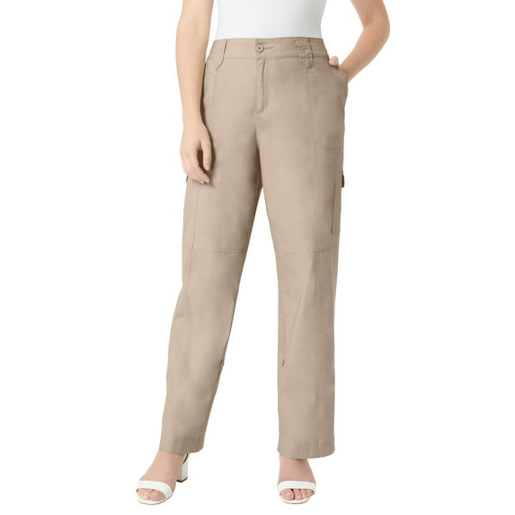 Roaman's Women's Plus Size Convertible Cargo Pants