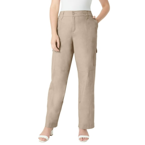 Roaman's Women's Plus Size Convertible Cargo Pants