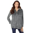 thumbnail image 1 of Roaman's Women's Plus Size Corduroy Big Shirt, 1 of 4