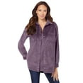 thumbnail image 1 of Roaman's Women's Plus Size Corduroy Button-Front Shirt, 1 of 4
