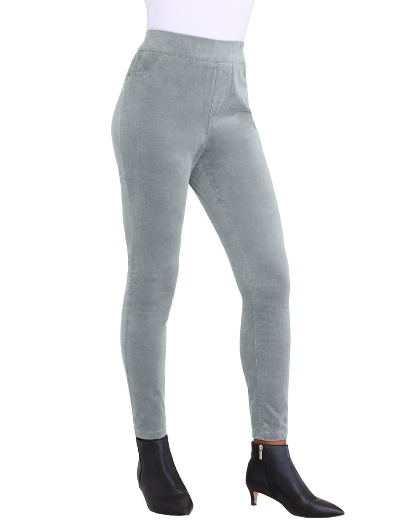 Roaman's Women's Plus Size Corduroy Legging