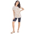 thumbnail image 1 of Roaman's Women's Plus Size Cotton Ultimate Crewneck Tee, 1 of 6