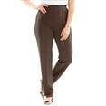 thumbnail image 1 of Roaman's Women's Plus Size Crease Front Knit Pant, 1 of 3