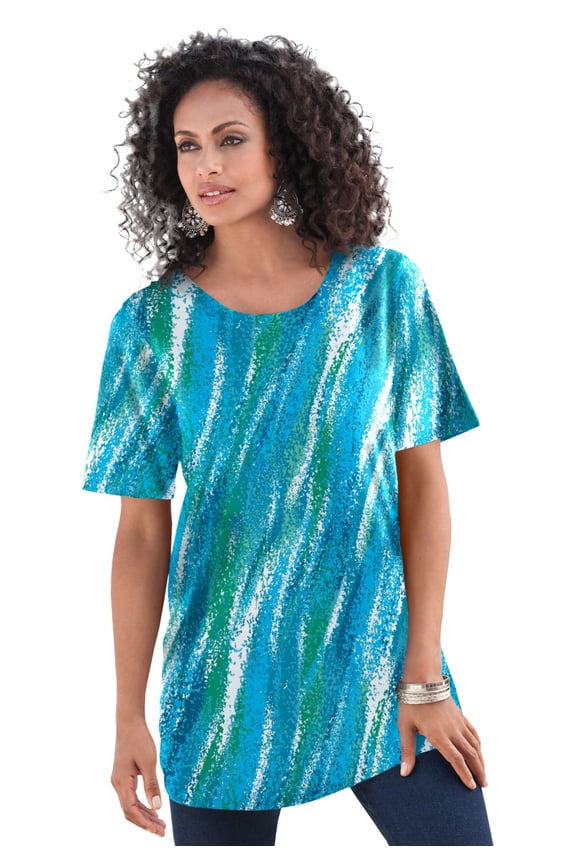 Women's Plus Size Cotton Ultimate Crewneck Tee