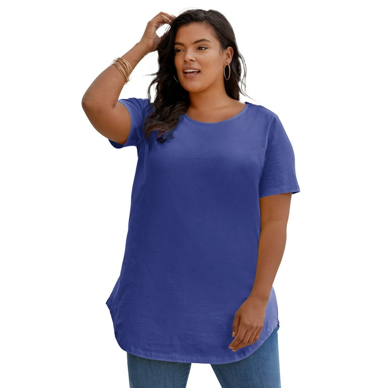 womens plus size shirts walmart