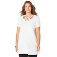 thumbnail image 1 of Roaman's Women's Plus Size Ultimate Crisscross Back Tunic, 1 of 5