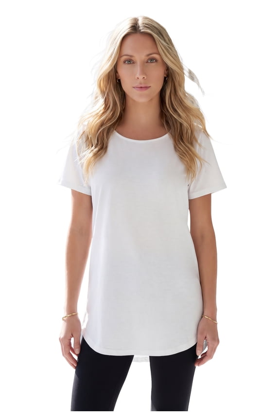 Women's Plus Size Ultimate Criss Cross Back Tunic