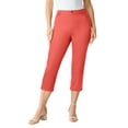 thumbnail image 1 of Roaman's Women's Plus Size Petite Plus Size Classic Stretch Capri Jean, 1 of 5
