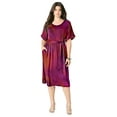 thumbnail image 1 of Roaman's Women's Plus Size Dolman-Sleeve Dress, 1 of 1