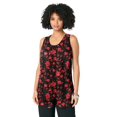 thumbnail image 1 of Roaman's Women's Plus Size Double-Layer Georgette Tank Top, 1 of 3