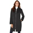 thumbnail image 1 of Roaman's Women's Plus Size Wool Blend Driving Coat, 1 of 5