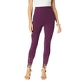 thumbnail image 1 of Roaman's Women's Plus Size Embellished Leggings, 1 of 4