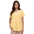 thumbnail image 1 of Roaman's Women's Plus Size Embroidered Notch-Neck Tassel Tunic, 1 of 2