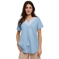 thumbnail image 1 of Roaman's Women's Plus Size Embroidered Notch-Neck Tassel Tunic, 1 of 3