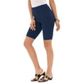 thumbnail image 1 of Roaman's Women's Plus Size Everyday Essential Stretch Bike Shorts, 1 of 5