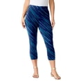 thumbnail image 1 of Roaman's Women's Plus Size Essential Stretch Capri Legging, 1 of 3