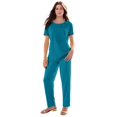 thumbnail image 1 of Roaman's Women's Plus Size Eyelet Cutout Tee, 1 of 4
