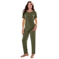 thumbnail image 1 of Roaman's Women's Plus Size Eyelet Cutout Tee, 1 of 4