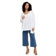thumbnail image 1 of Roaman's Women's Plus Size Eyelet Long Sleeve Cardigan & Tank Set, 1 of 2