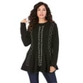 thumbnail image 1 of Roaman's Women's Plus Size Fit And Flare Sweater, 1 of 4