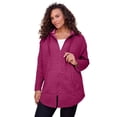 thumbnail image 1 of Roaman's Women's Plus Size Fleece Zip Hoodie Sweatshirt, 1 of 6