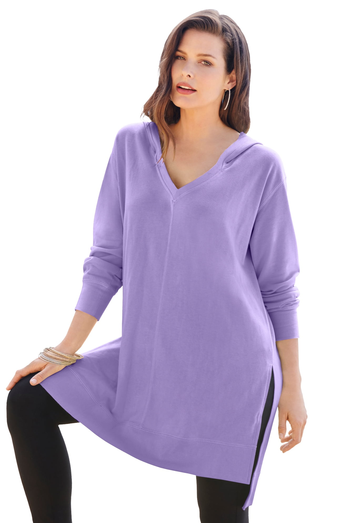 Floral Hoodie Tunic main image 1