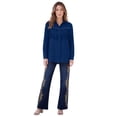 thumbnail image 1 of Roaman's Women's Plus Size Fringe Big Shirt, 1 of 3