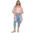 thumbnail image 1 of Roaman's Women's Plus Size Georgette Open-Front Flare Sleeve wrap, 1 of 1