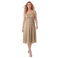 thumbnail image 1 of Roaman's Women's Plus Size Glitter & Lace Jacket Dress Set, 1 of 5