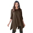 thumbnail image 1 of Roaman's Women's Plus Size Ultimate Handkerchief Hem Tunic, 1 of 5
