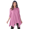 thumbnail image 1 of Roaman's Women's Plus Size Handkerchief Hem Ultimate Tunic, 1 of 6