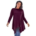 thumbnail image 1 of Roaman's Women's Plus Size Ultimate Handkerchief Hem Tunic, 1 of 5
