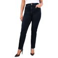 thumbnail image 1 of Roaman's Women's Plus Size High-Rise Tummy Control Straight-Leg Jeans, 1 of 1