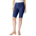 thumbnail image 1 of Roaman's Women's Plus Size 24/7 Stretch Bermuda Short, 1 of 3