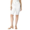 thumbnail image 1 of Roaman's Women's Plus Size Classic Stretch Bermuda Short, 1 of 4