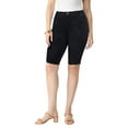 thumbnail image 1 of Roaman's Women's Plus Size 24/7 Stretch Bermuda Short, 1 of 3