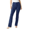thumbnail image 1 of Roaman's Women's Plus Size 24/7 Stretch Bootcut Jean, 1 of 4