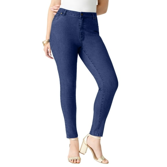 Roaman's Women's Plus Size Plus Size Classic Stretch Slim Jean