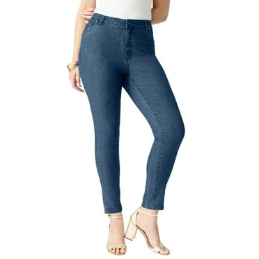 Roaman's Women's Plus Size Invisible Stretch Iconic Slim Jean