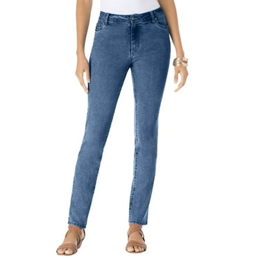 Roaman's Women's Plus Size Invisible Stretch Iconic Slim Jean