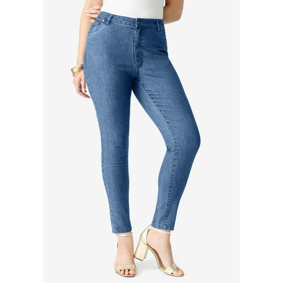 Roaman's Women's Plus Size Classic Stretch Slim Jean