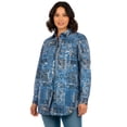 thumbnail image 1 of Roaman's Women's Plus Size Kate Long Sleeve Easy Cotton-Blend Button-Front Shirt, 1 of 6