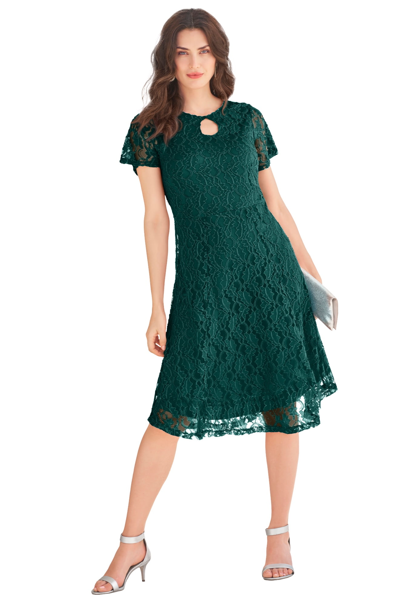 black lace dress top retroféte Women's Cicely Lace Dress - Black