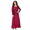 thumbnail image 1 of Roaman's Women's Plus Size Lace Jacket Gown, 1 of 6