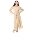 thumbnail image 1 of Roaman's Women's Plus Size Lace Jacket Maxi Dress Set, 1 of 4