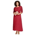 Roaman's Women's Plus Size Lace Popover Dress Formal Evening Wear Set