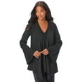 thumbnail image 1 of Roaman's Women's Plus Size Plus-Size Bell-Sleeve Cardigan, 1 of 2