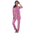thumbnail image 1 of Roaman's Women's Plus Size Two Pocket Long Sleeve Soft Knit Swing Tunic, 1 of 4
