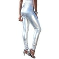 thumbnail image 1 of Roaman's Women's Plus Size Metallic Legging, 1 of 2