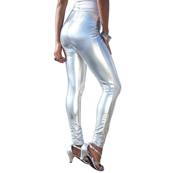 Roaman's Women's Plus Size Metallic Legging